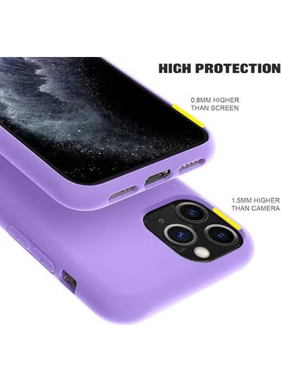 Iphone 12 Pro Silicone Case Purple