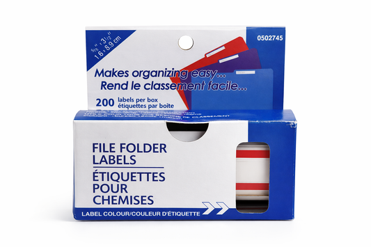 File folder labels 5/8 * 3 1/2 & 1.6 * 8.9 cm 200 labels