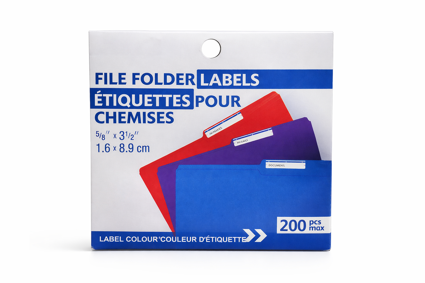 File folder labels 5/8 * 3 1/2 & 1.6 * 8.9 cm 200 labels