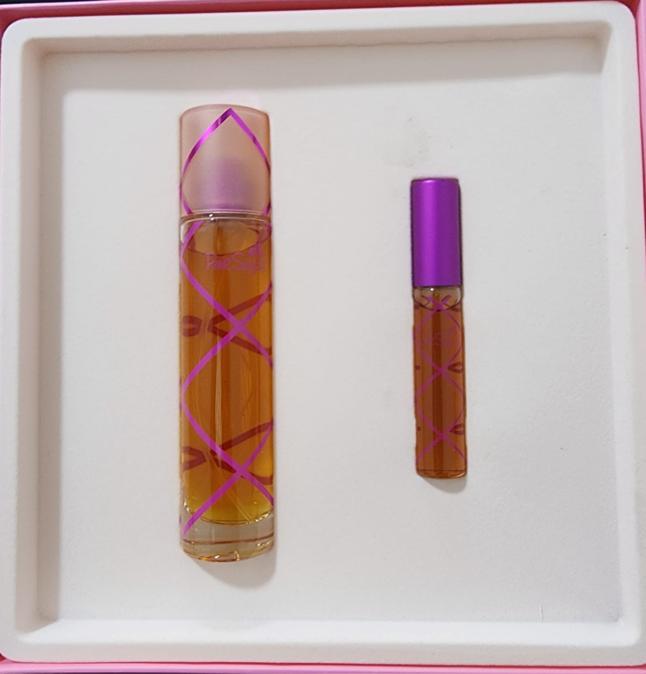 Pink sugar gift set 50ml EDT Spray with 10ml Roller Ball EDT