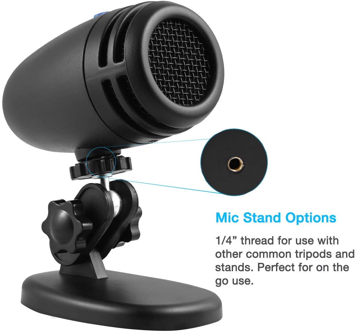 Directional USB Mic with Mute Button